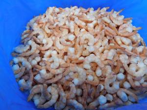 Peeled Pull Vein Cooked Bulk Format IQF